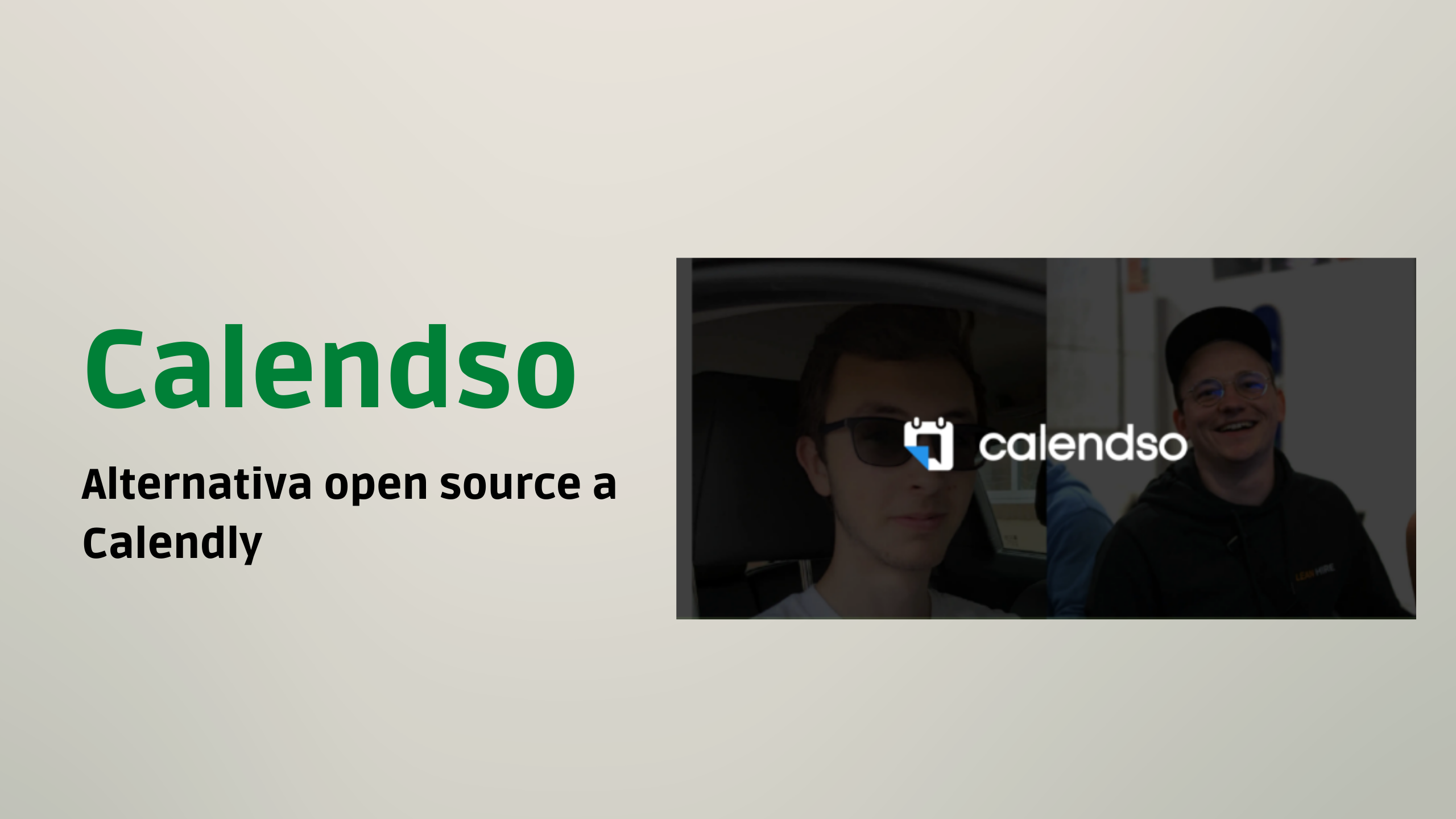 Calendso alternativa open source a Calendly